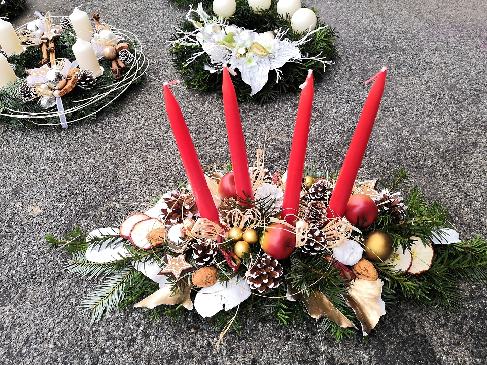 Adventní štola přírodní, trvanlivá