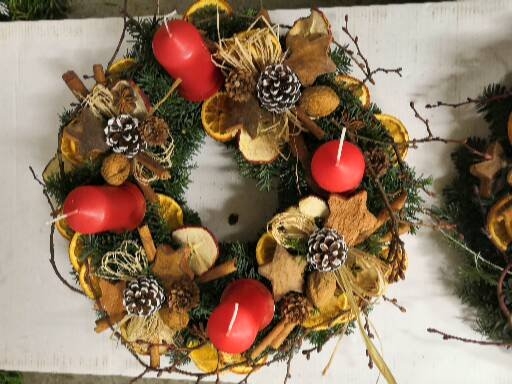 Adventní věnec přírodní