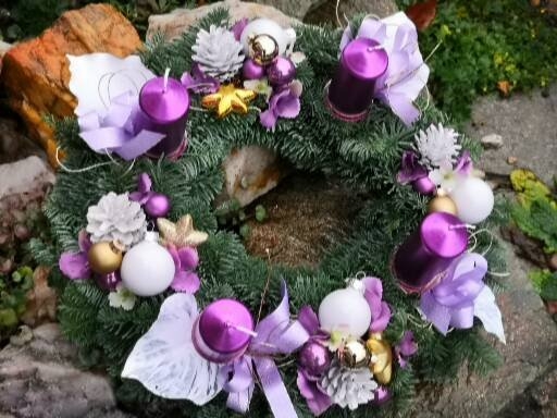 Adventní věnec přírodní