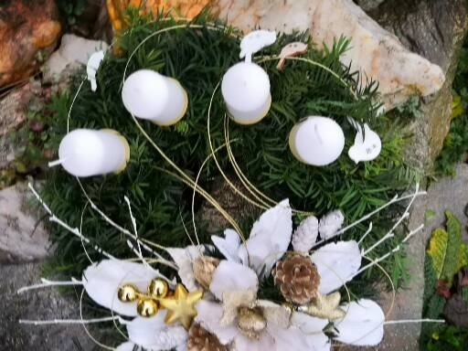Adventní věnec přírodní