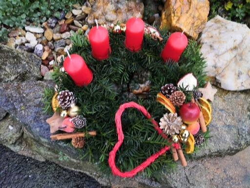 Adventní věnec přírodní