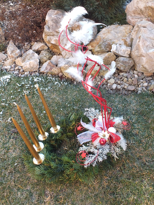Adventní věnec přírodní