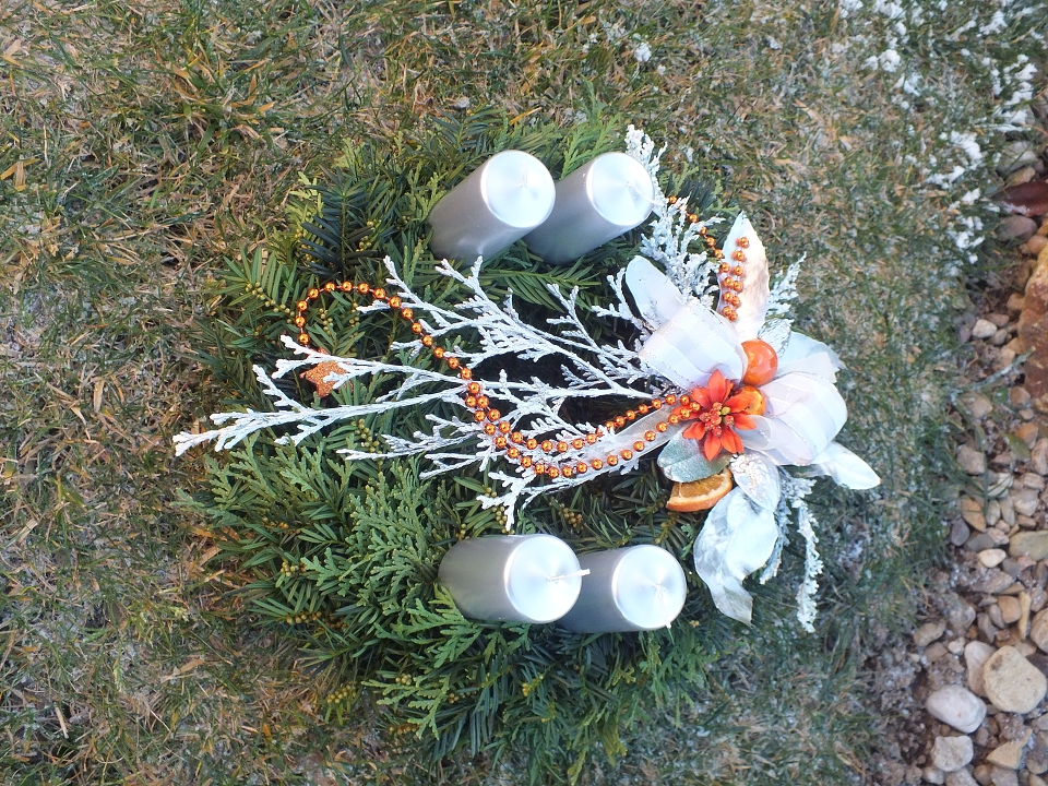 Adventní věnec přírodní