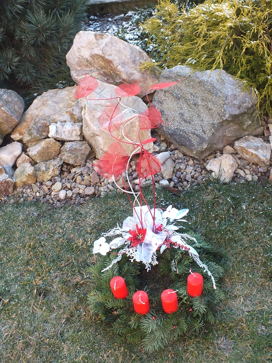 Adventní věnec přírodní