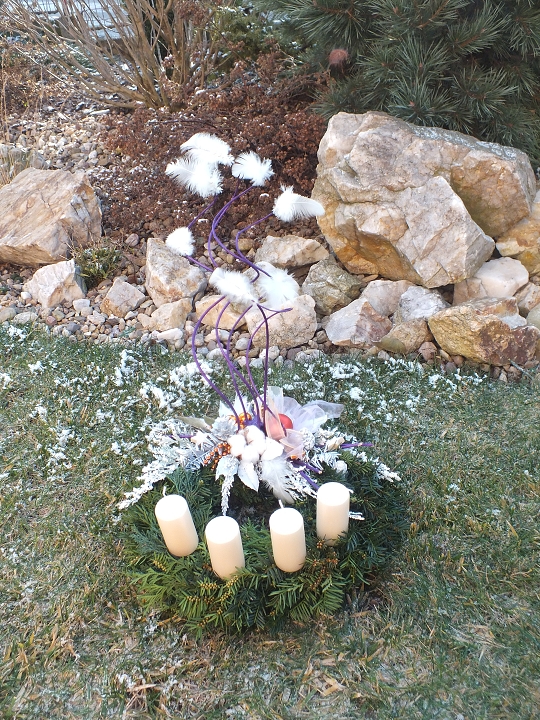 Adventní věnec přírodní