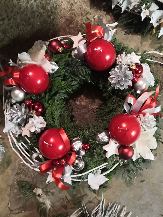Adventní věnec přírodní
