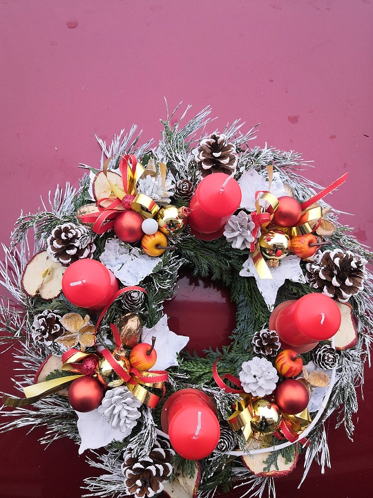 Adventní věnec přírodní