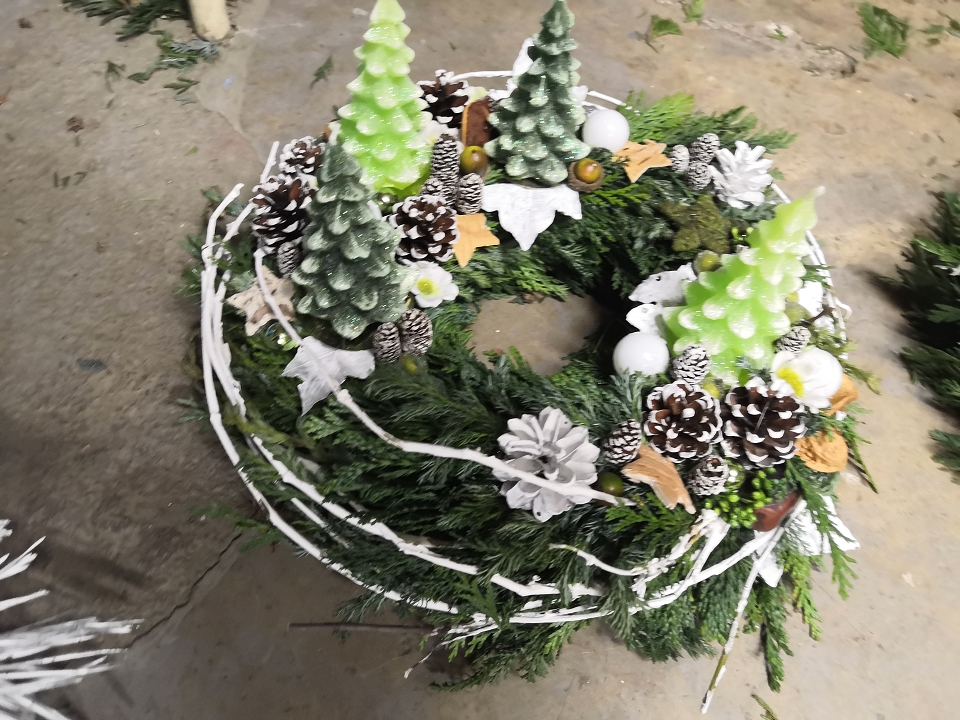 Adventní věnec přírodní