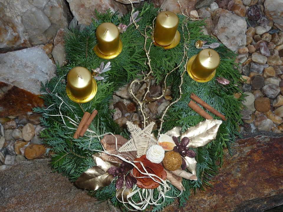Adventní věnec přírodní