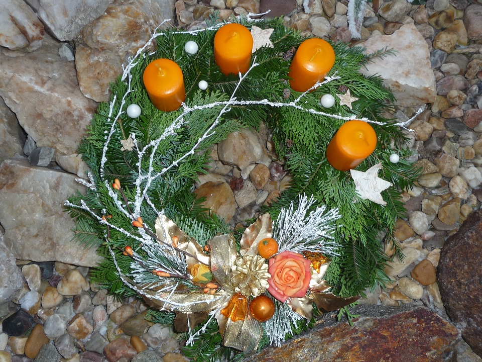 Adventní věnec přírodní