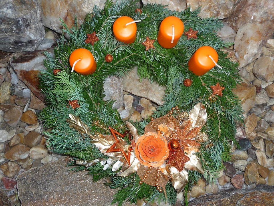 Adventní věnec přírodní