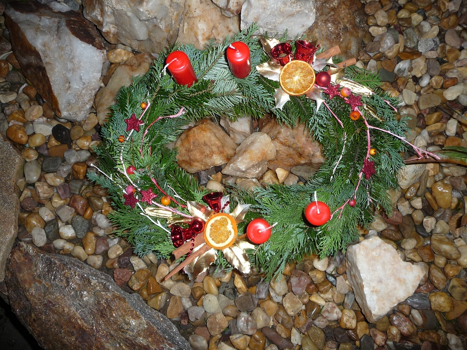 Adventní věnec přírodní