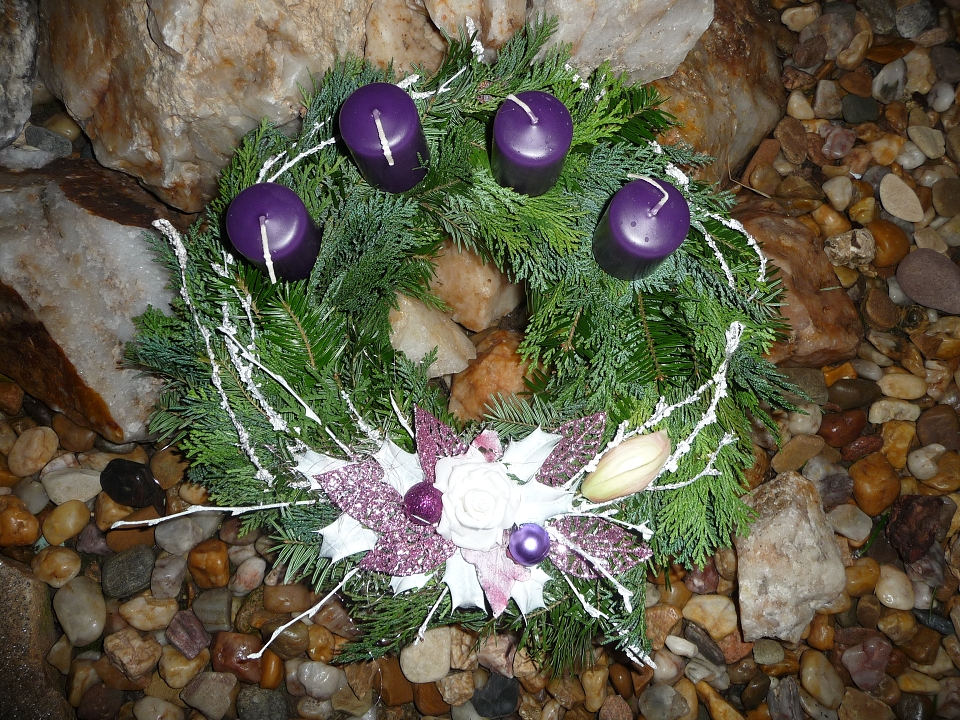 Adventní věnec přírodní