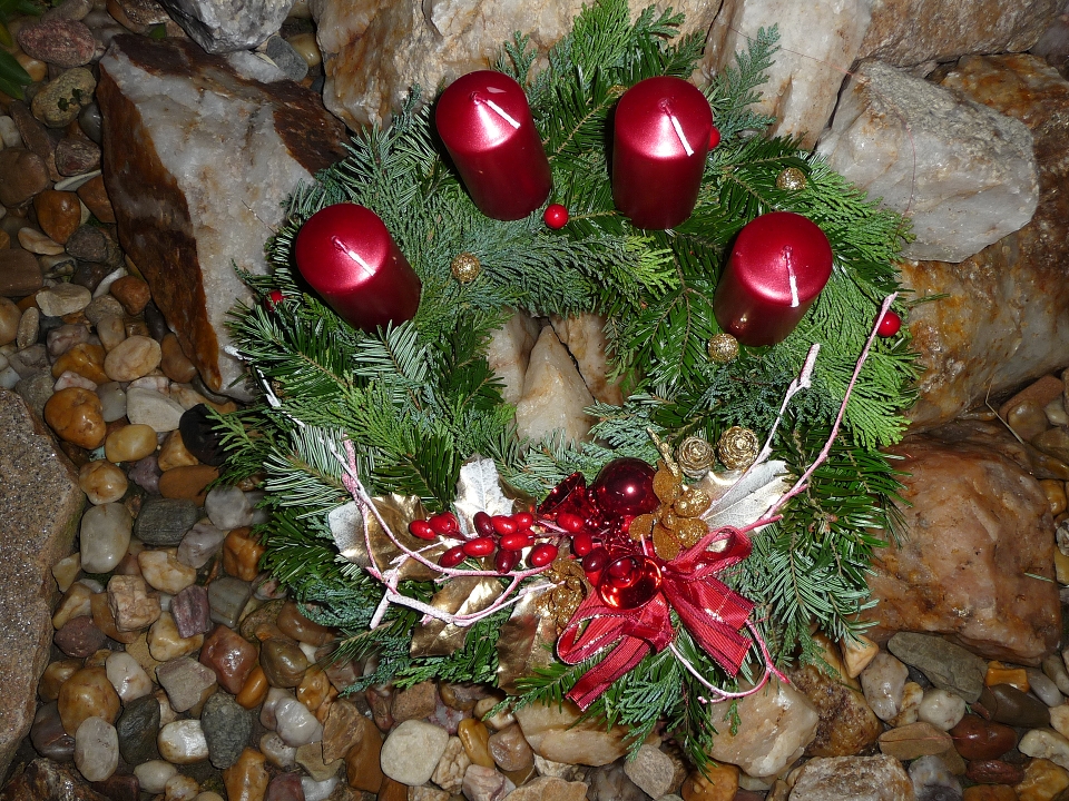 Adventní věnec přírodní