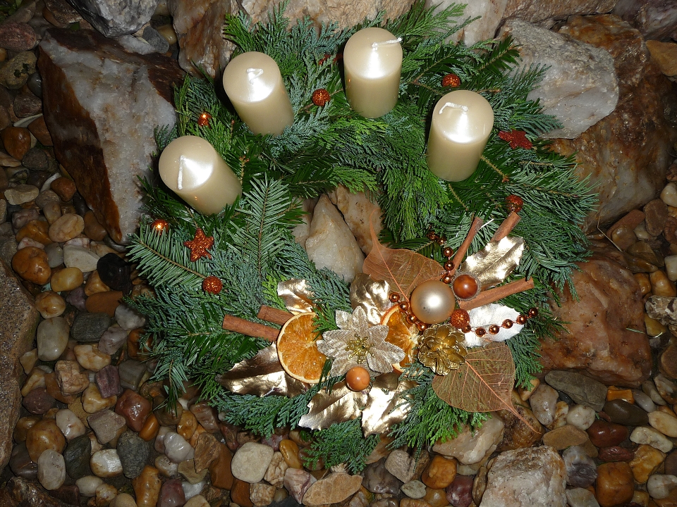 Adventní věnec přírodní