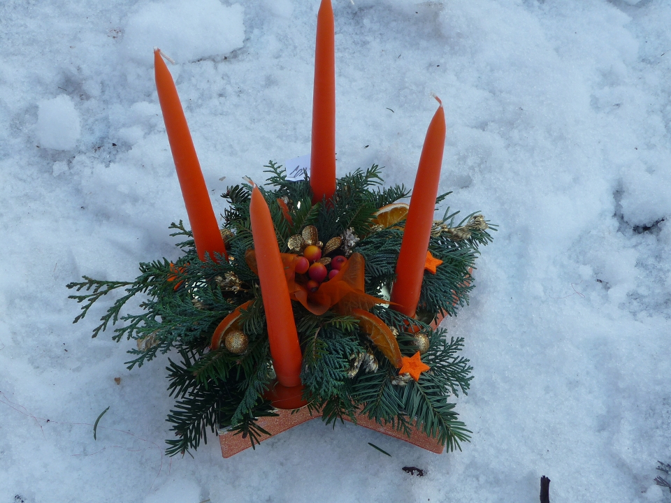Adventní věnec přírodní