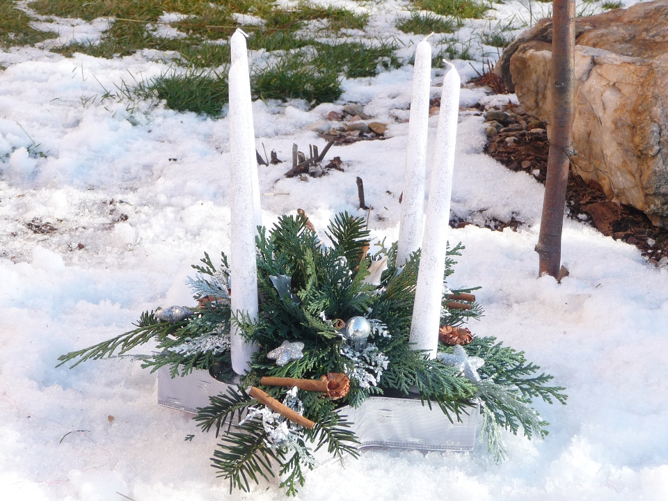 Adventní věnec přírodní