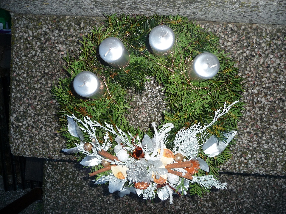 Adventní věnec přírodní