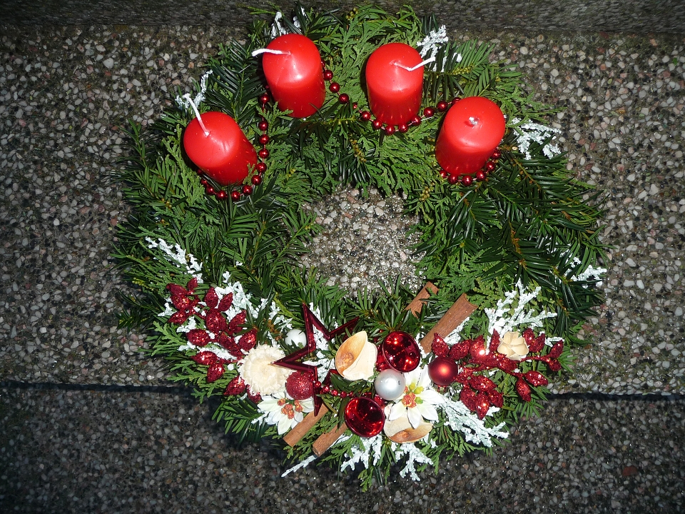 Adventní věnec přírodní