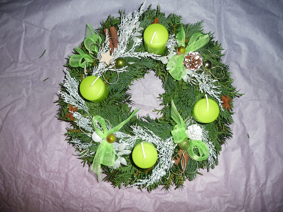 Adventní věnec přírodní
