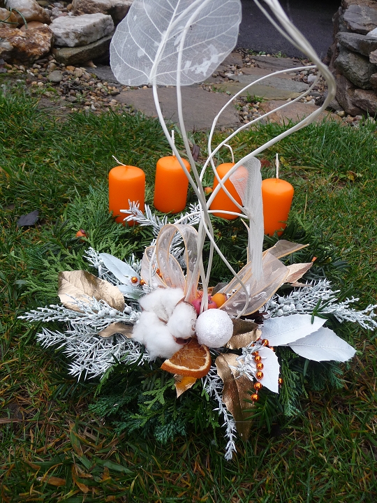 Adventní věnec přírodní