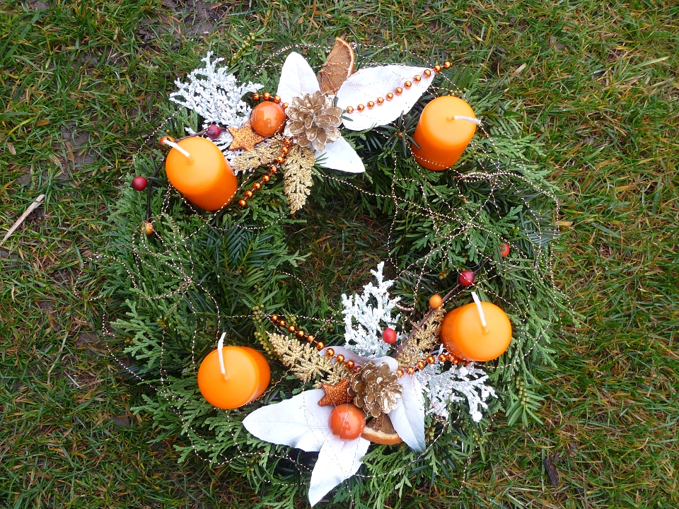 Adventní věnec přírodní