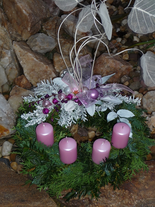 Adventní věnec přírodní