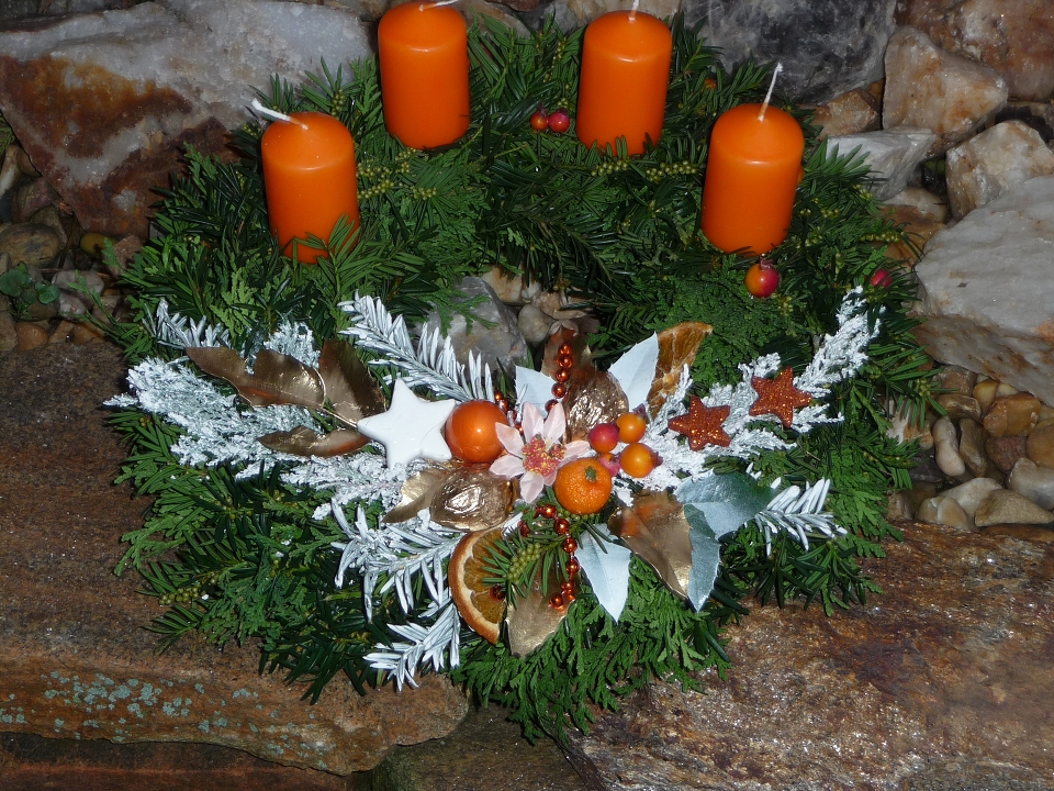 Adventní věnec přírodní