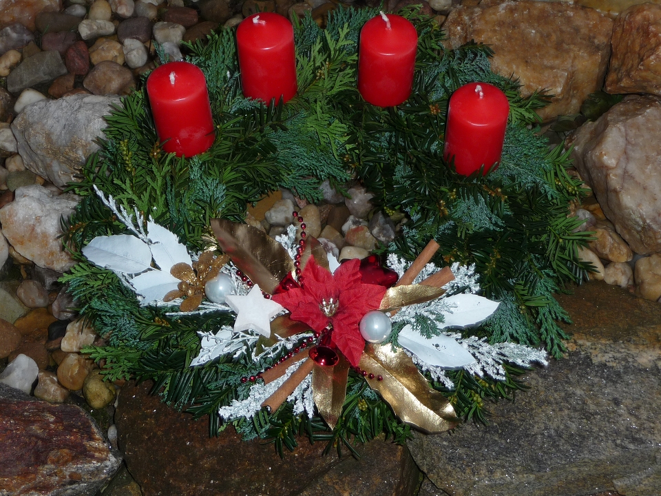 Adventní věnec přírodní