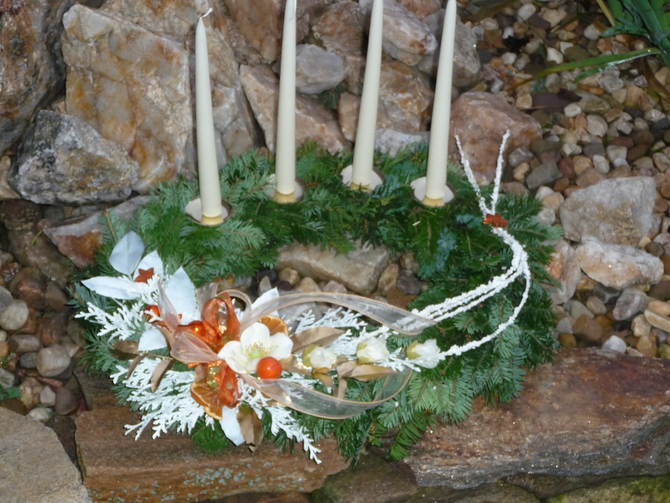 Adventní věnec přírodní