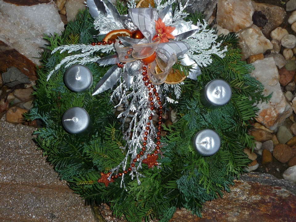 Adventní věnec přírodní