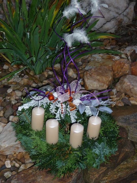 Adventní věnec přírodní