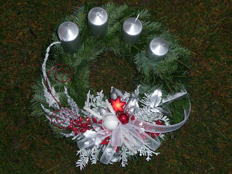 Adventní věnec přírodní