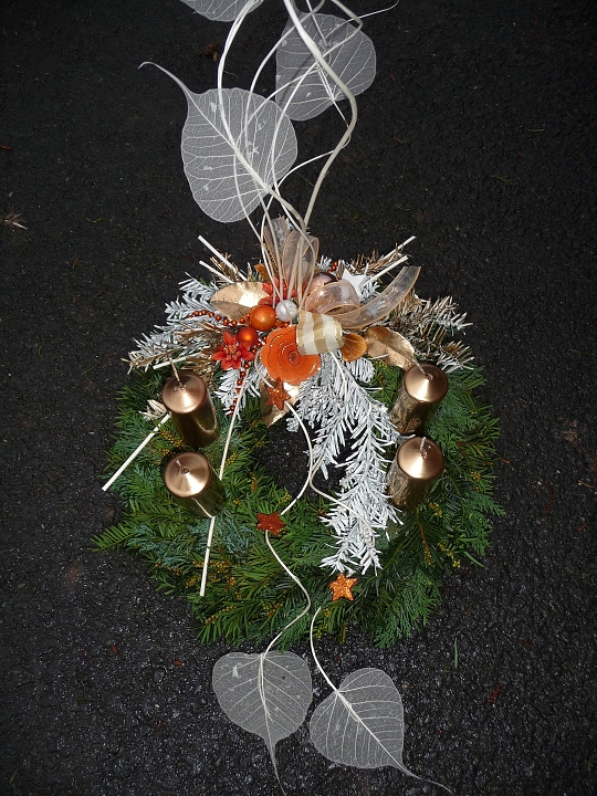 Adventní věnec přírodní
