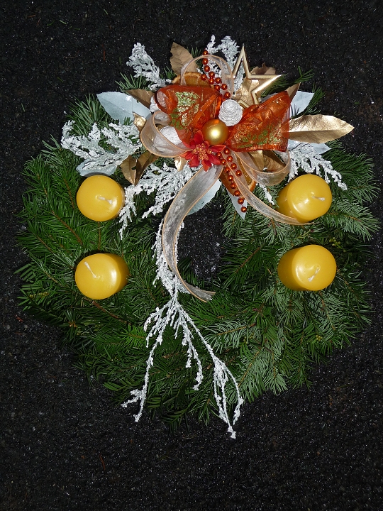 Adventní věnec přírodní