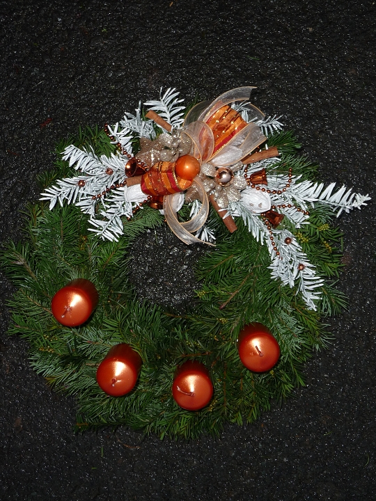 Adventní věnec přírodní