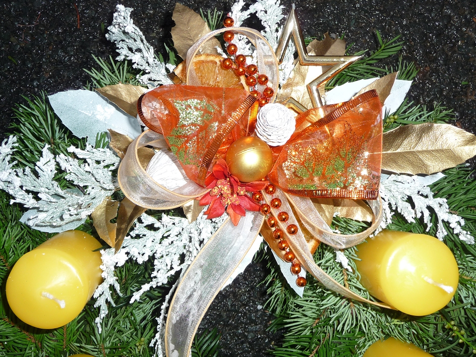 Adventní věnec přírodní