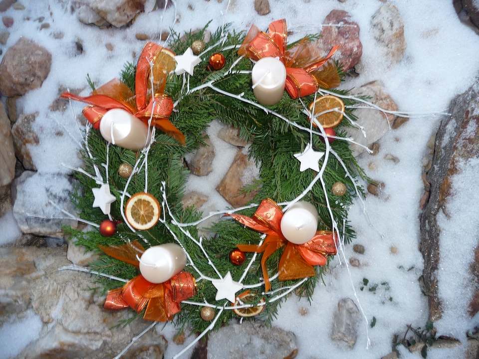 Adventní věnec přírodní