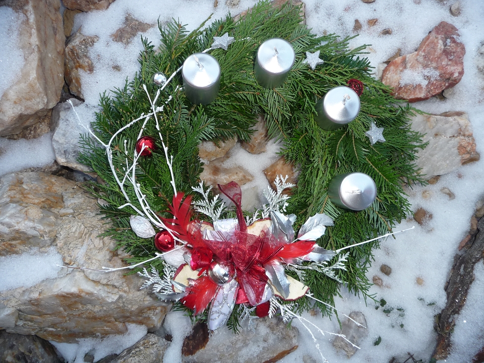 Adventní věnec přírodní