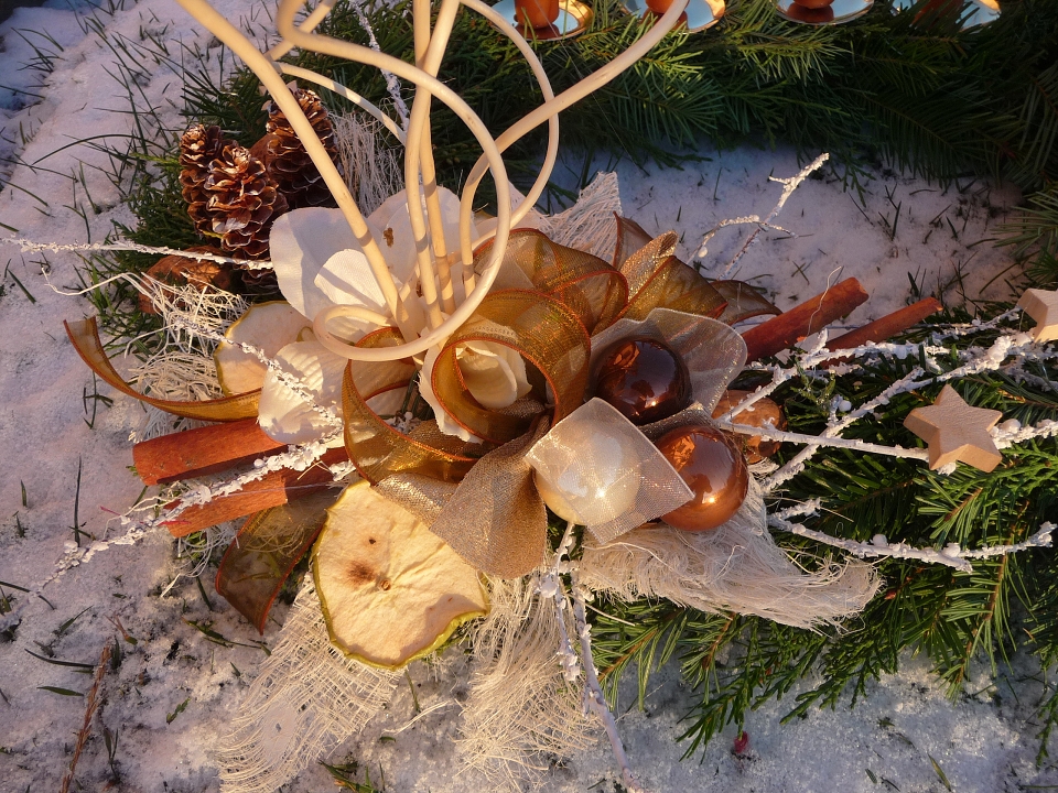 Adventní věnec přírodní