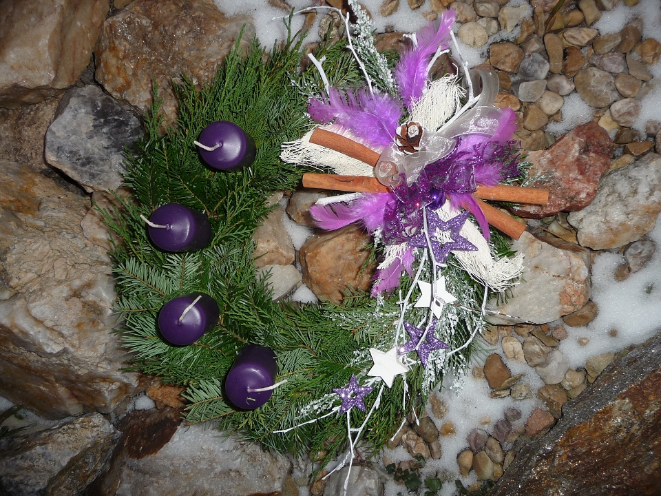 Adventní věnec přírodní