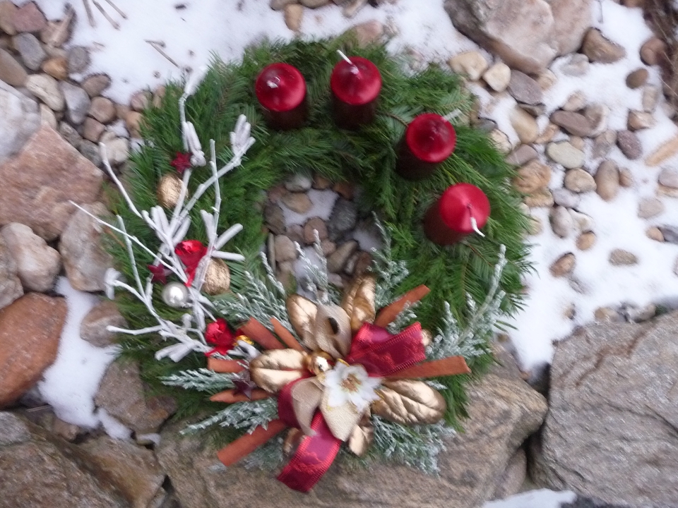 Adventní věnec přírodní