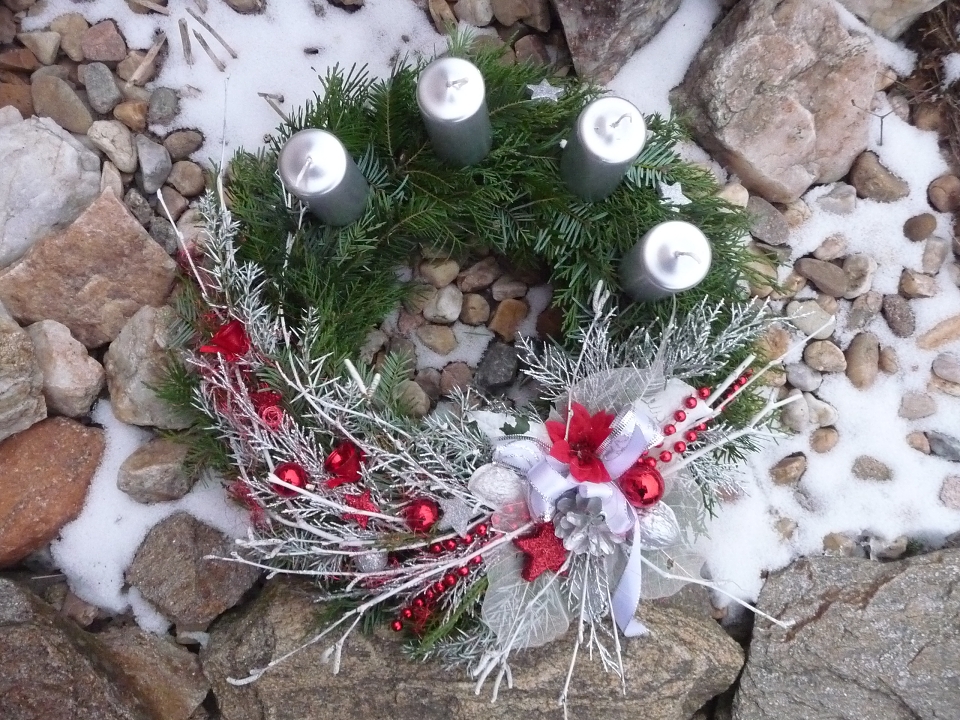 Adventní věnec přírodní