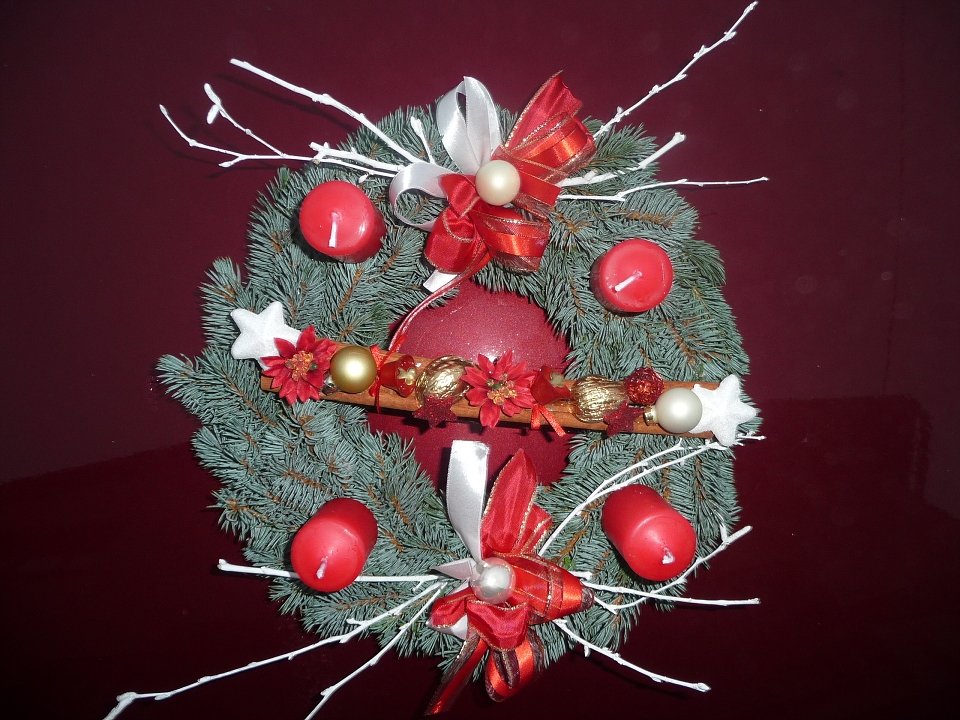 Adventní věnec přírodní
