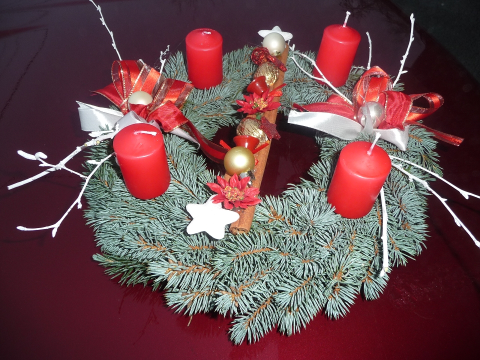 Adventní věnec přírodní
