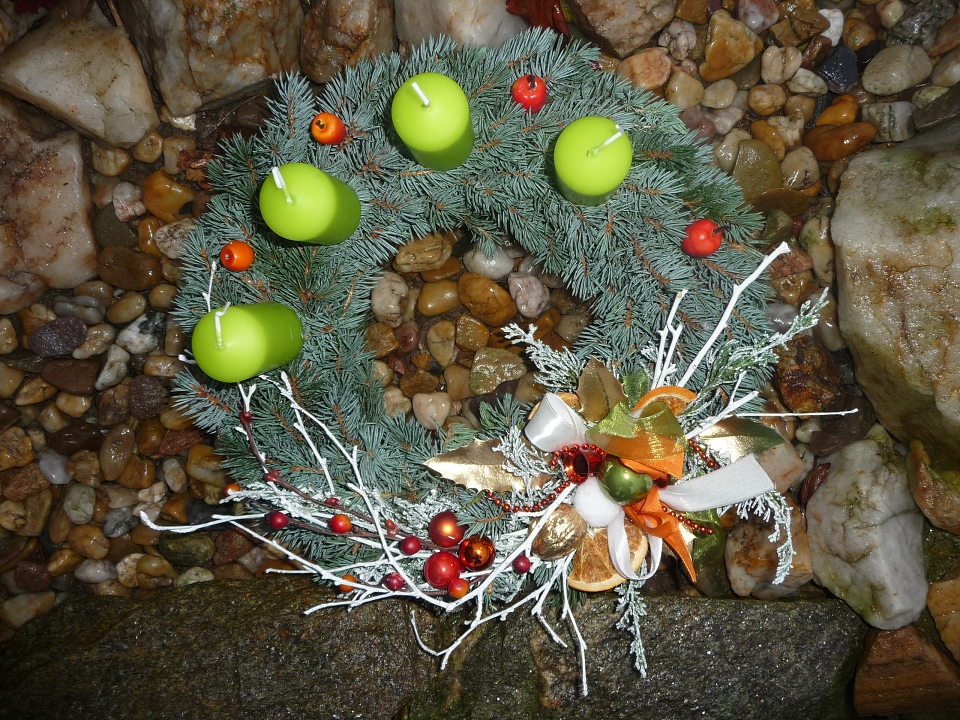 Adventní věnec přírodní