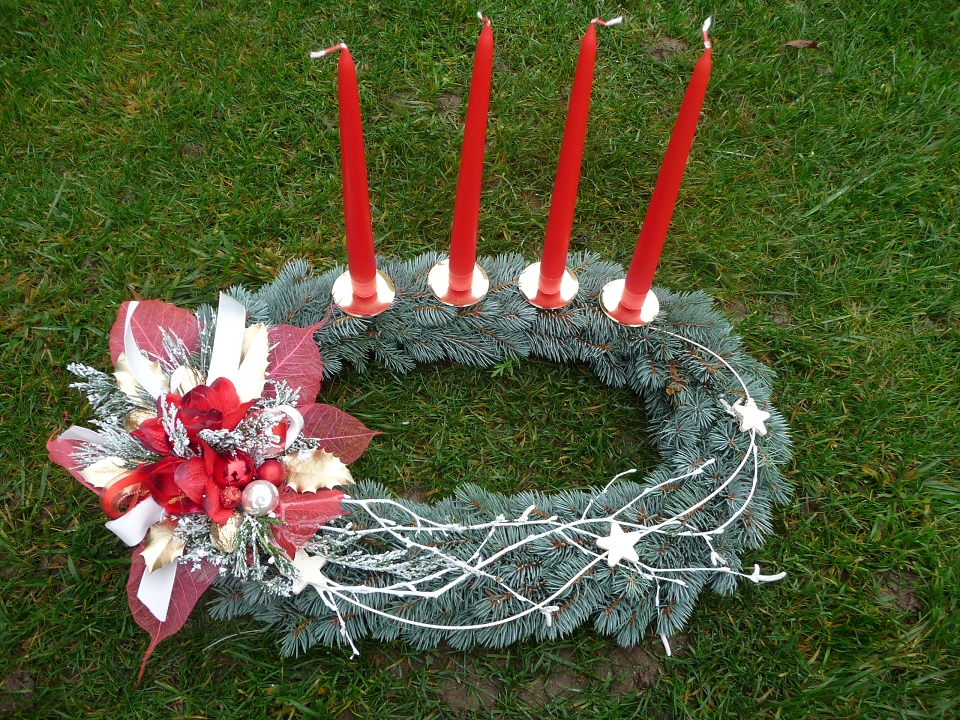 Adventní věnec přírodní