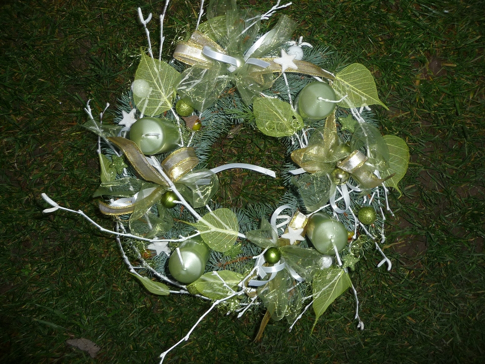 Adventní věnec přírodní