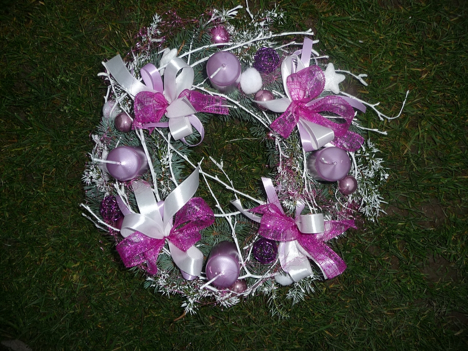 Adventní věnec přírodní