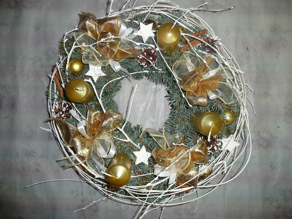 Adventní věnec přírodní